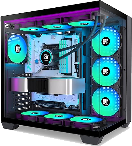 Imagen de FOIFKIN F600 ATX Mid-Tower 7 Fans ARGB Black