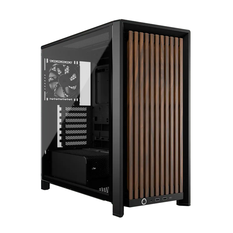 Imagen de Corsair 4000D Wood RS Modular Mid-Tower ATX