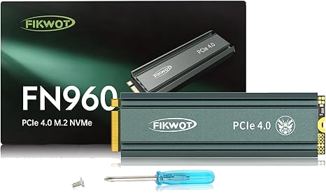 Imagen de Fikwot FN960 512GB M.2 NVMe PCIe Gen4 con Disipador