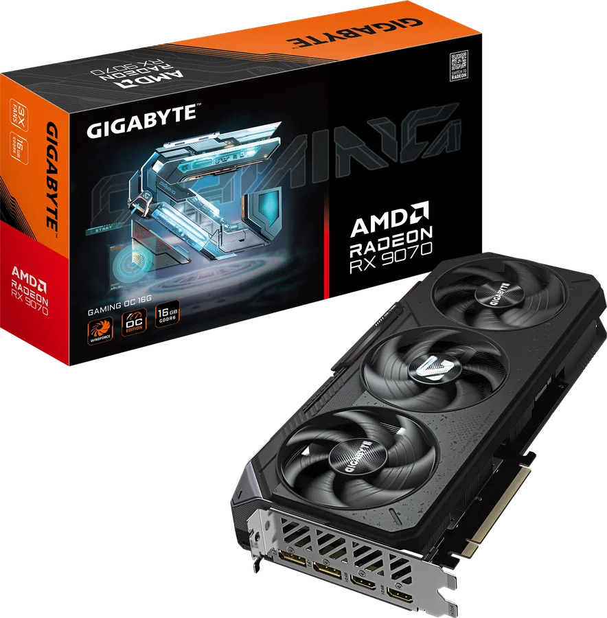 Imagen de GIGABYTE Radeon RX 9070 Gaming OC 16G