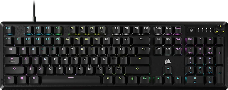 Imagen de Corsair K70 Core RGB con reposamuñecas